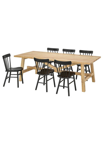 Стіл і 6 стільців ІКЕА MOCKELBY / NORRARYD 235х100 см (s59161492) IKEA (278407873)