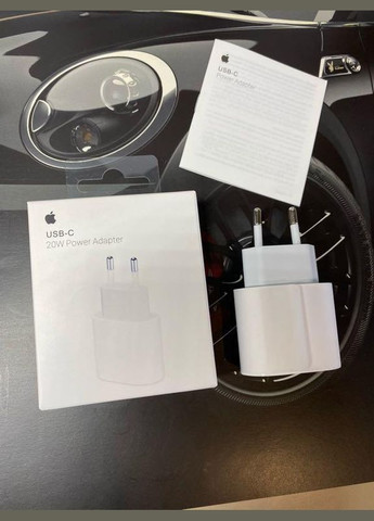 Швидка Зарядка, Адаптер USB-C 20W для iPhone Power Adapter 20 Вт No Brand (346483808)