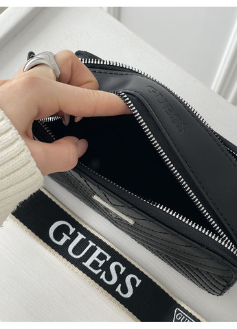 Сумка жіноча чорний стьобаний крос-боді No Brand (369935616)