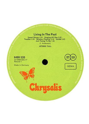 Вінілова Платівка Jethro Tull - Living In The Past (2LP, Compilation, Reissue, 180 Gram, Vinyl) (825646041930) No Brand (369739892)