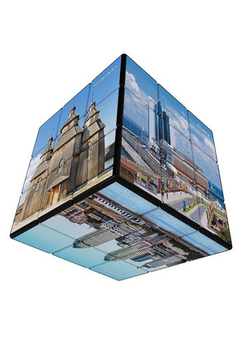 Кубик рубика 3х3 Украина Брендовый кубик Города Украины V-Cube (368801902)