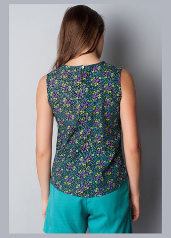 Зелена літня блуза-майка 2 Льва