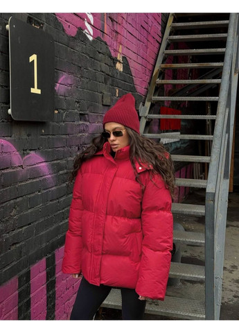Червона зимня зимова куртка More_bboutique Куртка