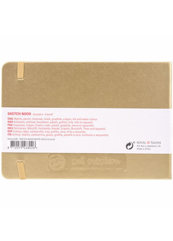 Блокнот для графики Talens Art Creation А5 (14,8х21 см) 140г/м2 80л White Gold Royal Talens (362586513)