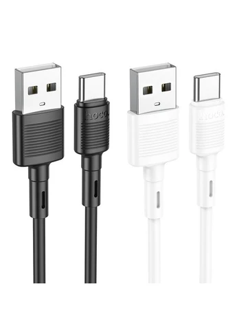 Кабель USB to Type-C 3A, 1m, PVC, PVC connectors, (6931474770912) Hoco X83 (386453220)
