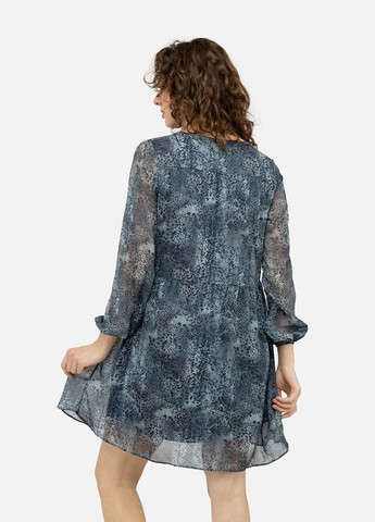 Серое женское платье свободного кроя цвет серый cb-00247013 Mass