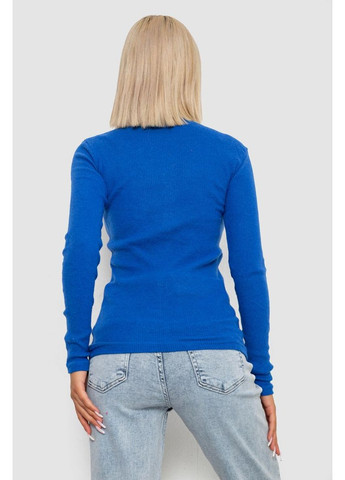 Гольф жіночий однотонний в рубчик, колір електрик, 238R803 Ager (350906229)