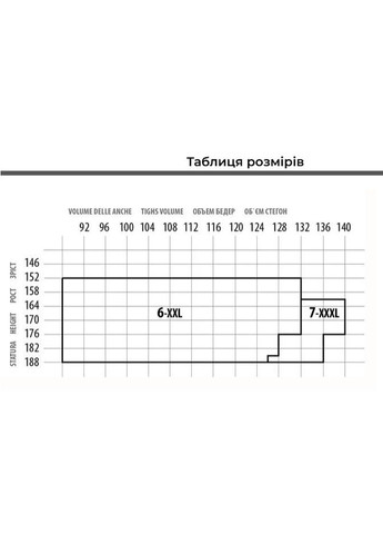 Класичні колготки великого розміру щільністю 40 ден POSITIVE LOOK 40 Giulia (327052964)