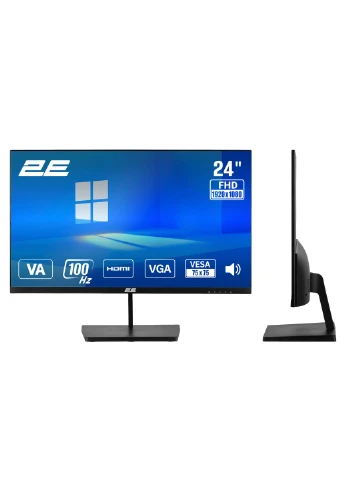 Монітор VA 23.8" 100Гц Чорний 2E (388411262)