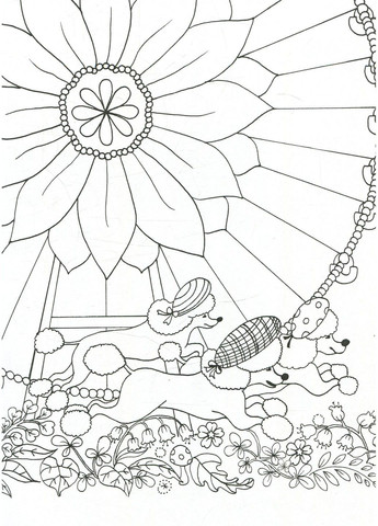 Раскраска Почти миллион собак. Лулу Майо Жорж (302671091)