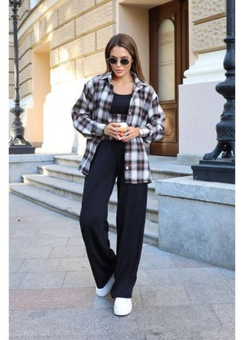 Жіночий костюм трійка, в клітинку,, розмір (арт. 773) No Brand (360511279)