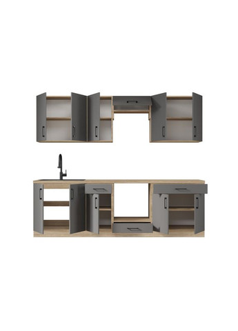 Кухня модульна Оптіма набір №6 2,6 м (EVR-5714) Еверест (311683504)