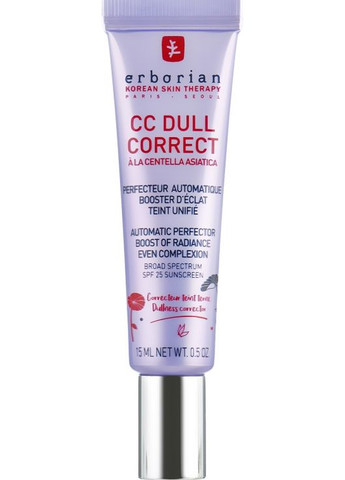 Коригувальний крем для обличчя CC Dull Correct SPF 25 45ml (663497-1012) Erborian (368620311)