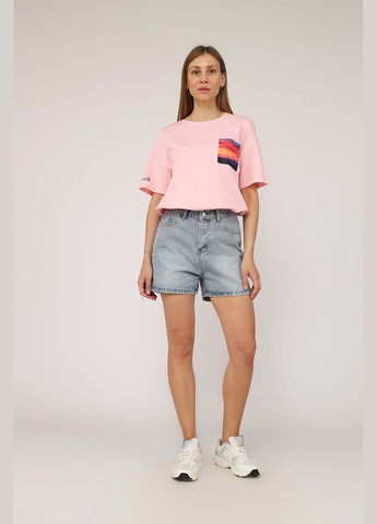 Футболка з коротким рукавом жіноча колір рожевий CB-00274614 Yuki - (330223158)