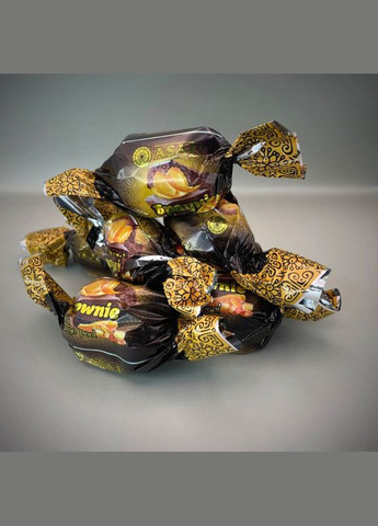 Цукерки Брауні з Апельсиновою Цедрою і Арахісом в шоколадній глазурі 1 кг ASAL (Asal-Brauni-Orange-1000) No Brand (340111582)