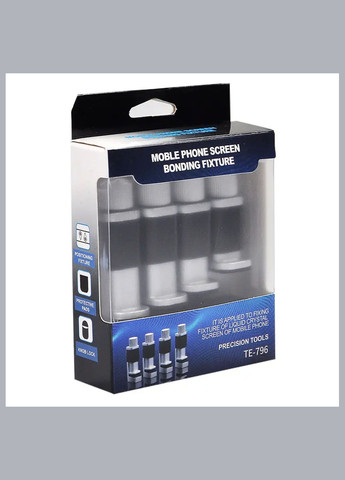 Затискач, струбцина TE-796 фіксатор, для ремонту смартфонів, планшетів, металевий, набір 4 шт. No Brand (322568063)