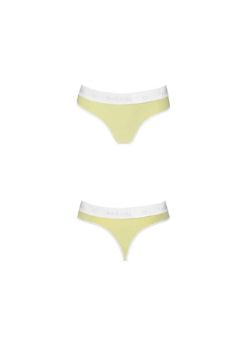 Комбинированный демисезонный спортивные трусики-стринги ps007 panties xl, yellow Passion