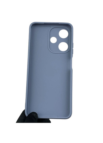 Чехол для Hot 30i с квадратными гранями с защитой камеры на инфиникс хот 30i голубой Infinix (366020281)