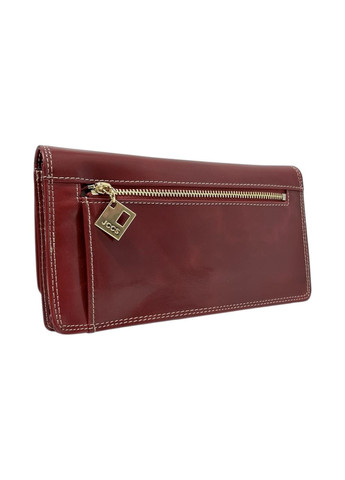 Жіночий гаманець з натуральної шкіри JCCS JS3118 червоний 18.5 х 10 х 2.5 Cossni (367263550)