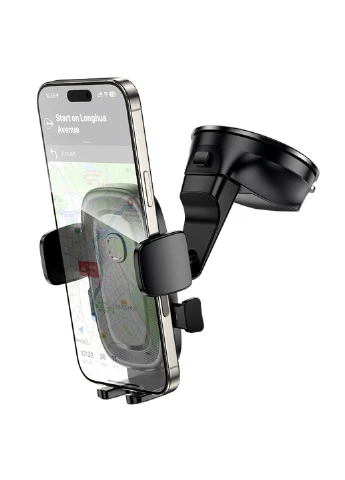 Автотримач для телефона BH132 Follower one-button car holder (center console) Borofone (385616615)