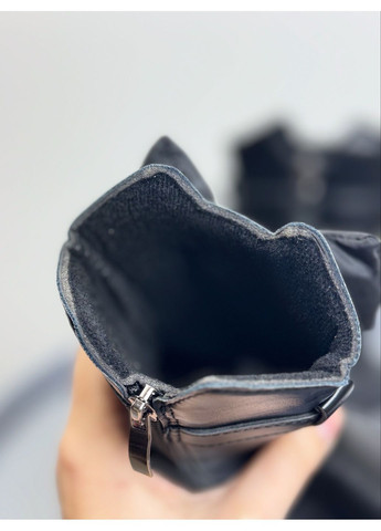 Сапоги осінні дитячі чорні 1620 No Brand (366038276)