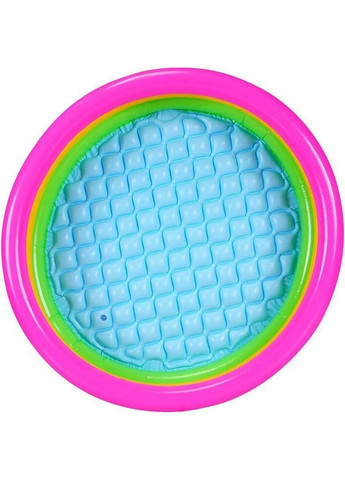 Дитячий надувний басейн 57422 «Веселка», з надувним дном, 147 х 33 см Intex (298578372)