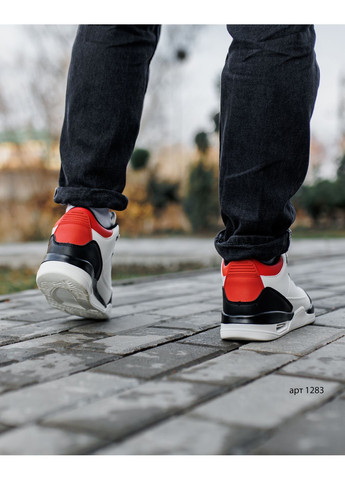 Белые зимние кроссовки 13 winter white red black Stilli Jordan