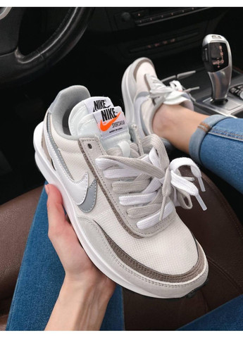 Сірі Осінні кросівки чоловічі nike ld waffle sacai ldwaffle найк No Brand