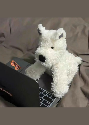 М'яка іграшка собачка біла (NR0209) No Brand (305772188)