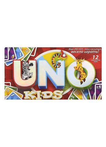 Игра настольная UNO Kids 7402DT SPG11 маленькая Danko Toys (363265713)