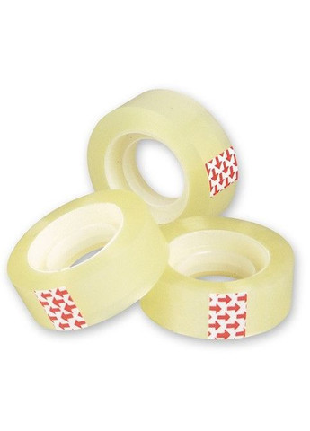 Скотч канцелярский узкий 18 мм х 10 м х 40 мкм, упаковка (40 шт) No Brand (316091575)