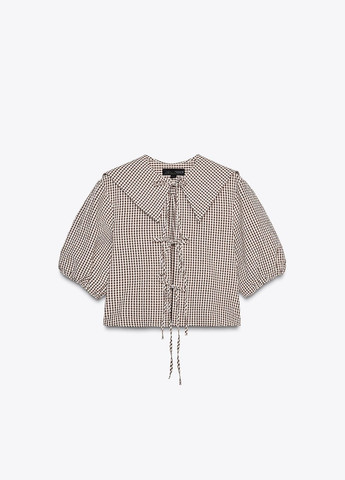 Хакі блуза Zara