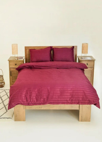 Постільна білизна Вілюта сатин страйп євро. Постіль Вілюта євро. Комплект постільної білизни євро. Viluta Постільна білизна (346268535)