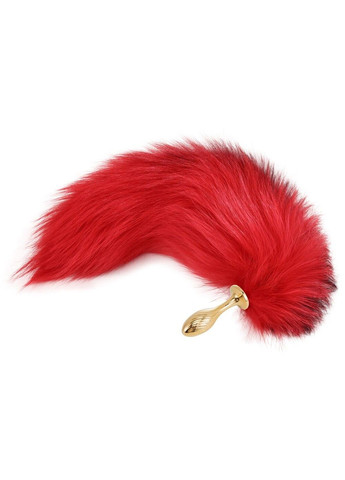 Анальная пробка с хвостом лисицы SEVANDA Red Vixen Set with Pear-shape Plug Lockink (315497894)