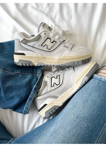 КРОСІВКИ ЖІНОЧІ NEW BALANCE 550 SPECTRUM GREY НЬЮ БЕЛАНС 550 No Brand сірі демісезони (368862048)