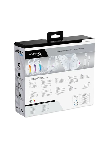 Bluetooth-гарнитура Cloud Flight 2 Wireless White (B5VC5AA) HyperX (399918993)