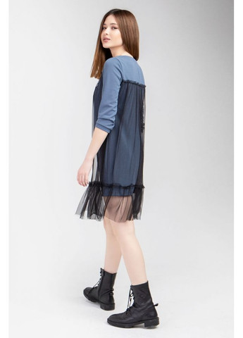 Синя сукня-туніка 1398 bellis бузковий Triko Bakh