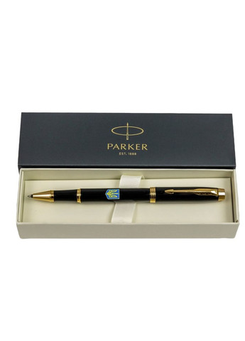 Ручкароллер IM 17 UKRAINE Black GT RB Герб Украины сине-желтый 22022_T0076u Parker (316517540)