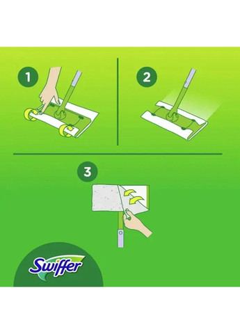 Салфетки сухие сменные для швабры Dry 30 шт Swiffer (356112403)