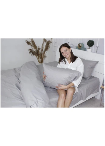 Постельное белье Бязь Premium Light Gray 200х220 (ek37489) Mirson Бязь Premium Light Gray 200х220 (392389189)