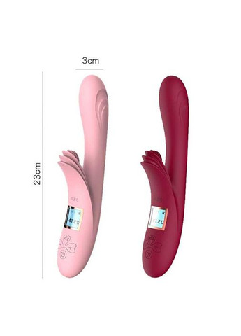 Вібратор кролик із підігрівом рожевий Lilo (298400759)