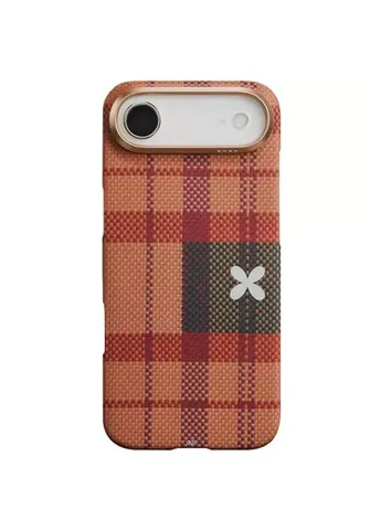 Карбоновий чохол × MÜNN Flora in Grid Edge Case Cloud Dusk для iPhone 17 Air (FG1702A) Pitaka (402491976)