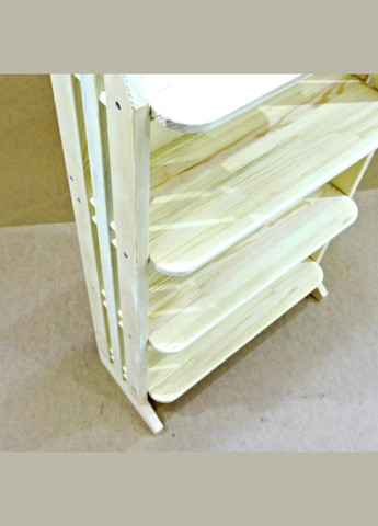 Этажерка разборная из дерева Кентербери 4 бланже (МЕБ-0017401) No Brand (327868699)