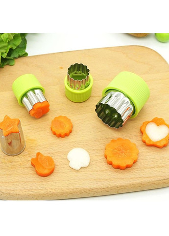 Набор форм для канапе 12 шт, металлические формы для вырезания фигурок из овощей и фруктов China (366890732)