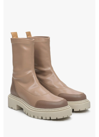 Черевики, колір бежевий Estro (350920242)