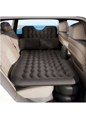 Надувной матрас кровать спальное место с подушками на заднее сидение в салон машины автомобиля 185х90 см (480818-Prob) Черный Unbranded (344464814)