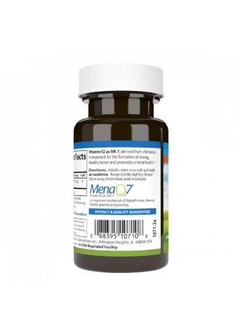 Витамин Витамин K2, MK-7, 90 мкг, Vitamin K2 as MK-7, 60 желатиновы (CL10710) Carlson Labs 60, Vitamin K2 as MK-7, 90 мкг, MK-7, Витамин K2 (401658822)