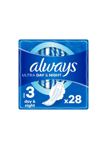 Прокладки Always ultra day&night (розмір 3) 28 шт. (268142713)