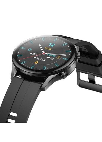 Розумний годинник Smart Watch Y7 + магнітна зарядка (Чорний) Hoco (313653949)