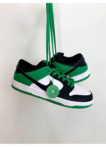 КРОСІВКИ ЖІНОЧІ NIKE DUNK LOW CLASSIC GREEN НАЙК СБ ДАНК No Brand сірі демісезони (367168023)